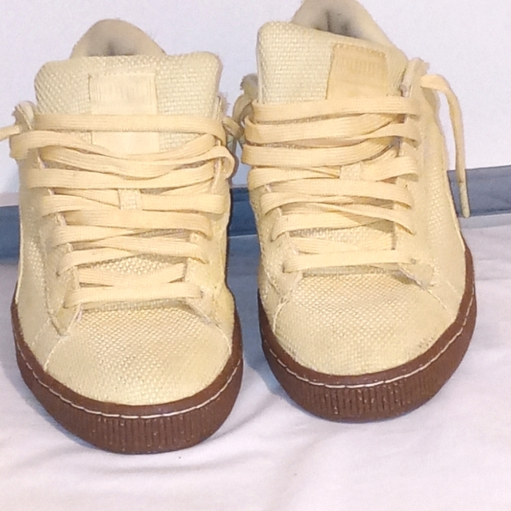 Puma Basket Yellow Sneakers